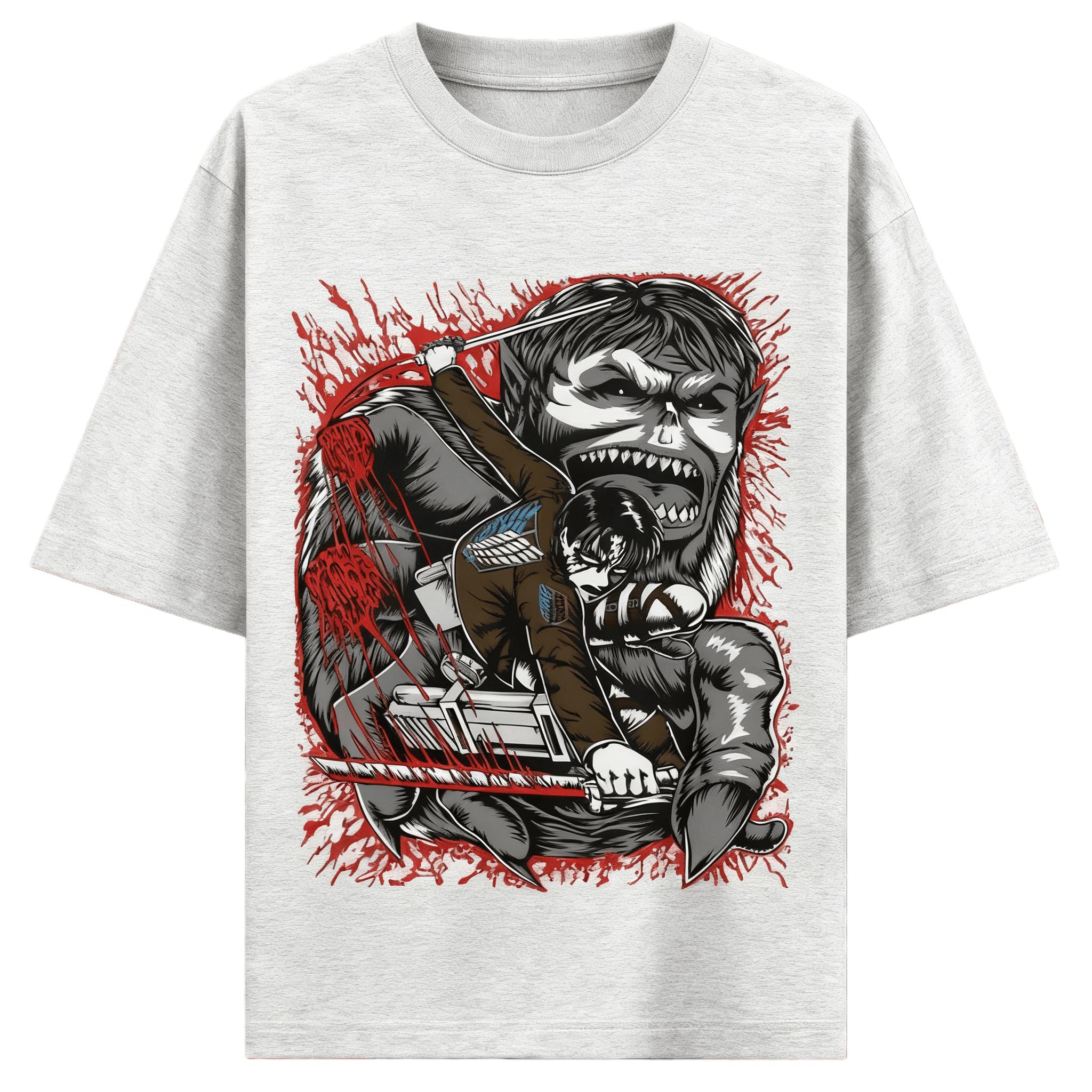 Attack on Titan AnimeZeke Jaeger Printing Oversized Cotton Tshirt Men and Women Harajuku Casual Summer Absorb Sweat Tee 3XL
Attack on Titan AnimeZeke Jaeger Printing Oversized Cotton Tshirt Men and Women Harajuku Casual Summer Absorb Sweat Tee 3XL