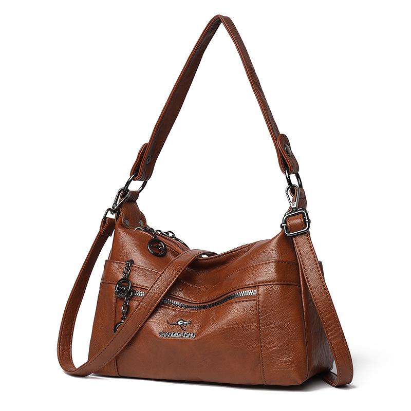 Kangaroo 2025 Ретро Универсальная женская сумка через плечо для повседневной носки коричневый
Kangaroo 2025 Ретро Универсальная женская сумка через плечо для повседневной носки коричневый