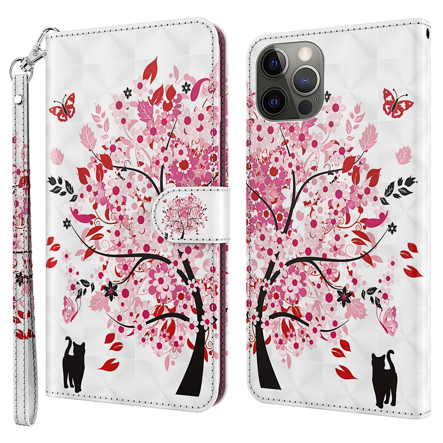 For iPhone 15 3D Pattern Printing Flip Case PU Leather Wallet Stand Phone Cover with Strap Wish Tree
For iPhone 15 3D Pattern Printing Flip Case PU Leather Wallet Stand Phone Cover with Strap Wish Tree
