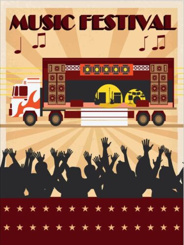 Music Festival Truck Vintage Retro Metal SignAluminum 20x30cm(7.8x11.8inch)
Music Festival Truck Vintage Retro Metal SignAluminum 20x30cm(7.8x11.8inch)