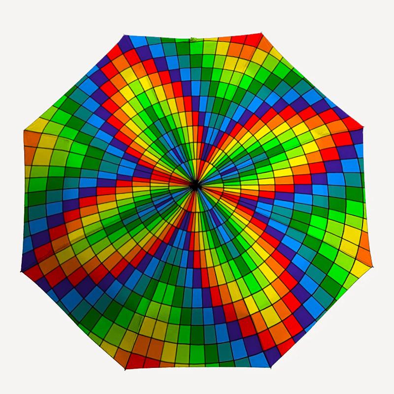 1PC Color Wheel Pattern Automatic Open/close, All-Season Portable Folding Umbrella for Women & Men yy250919197
1PC Color Wheel Pattern Automatic Open/close, All-Season Portable Folding Umbrella for Women & Men yy250919197