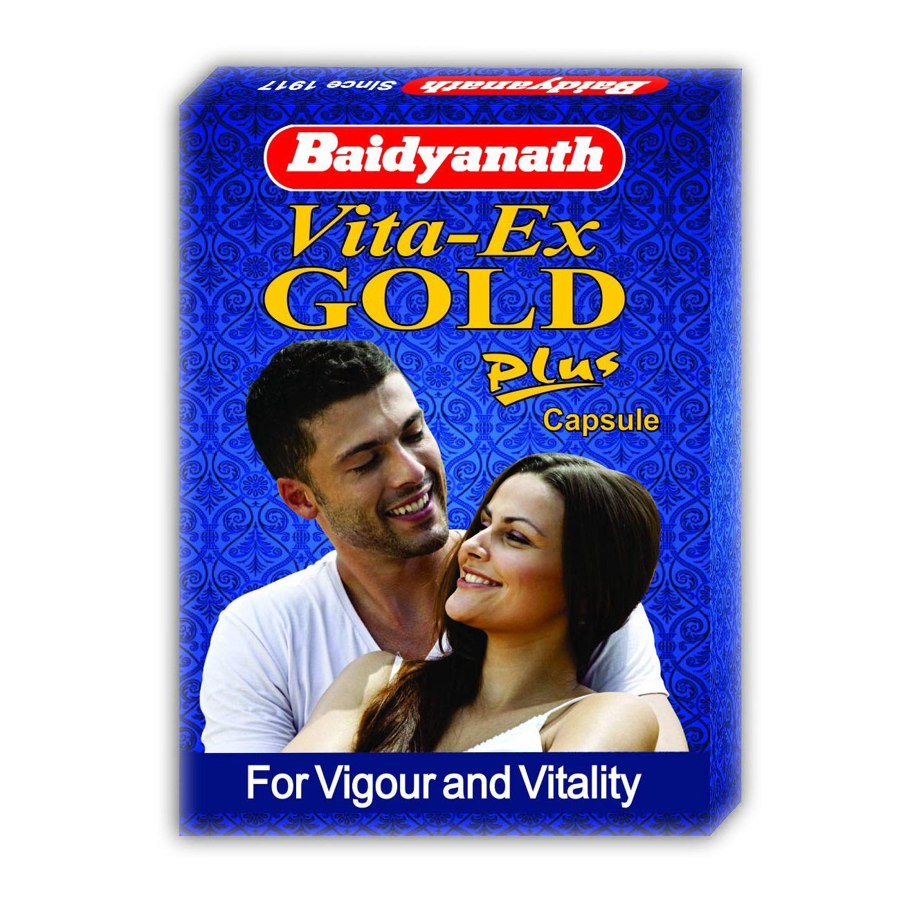 Віта-Екс Голд Плюс (10 кап), Vita-Ex Gold Plus, Baidyanath
Віта-Екс Голд Плюс (10 кап), Vita-Ex Gold Plus, Baidyanath