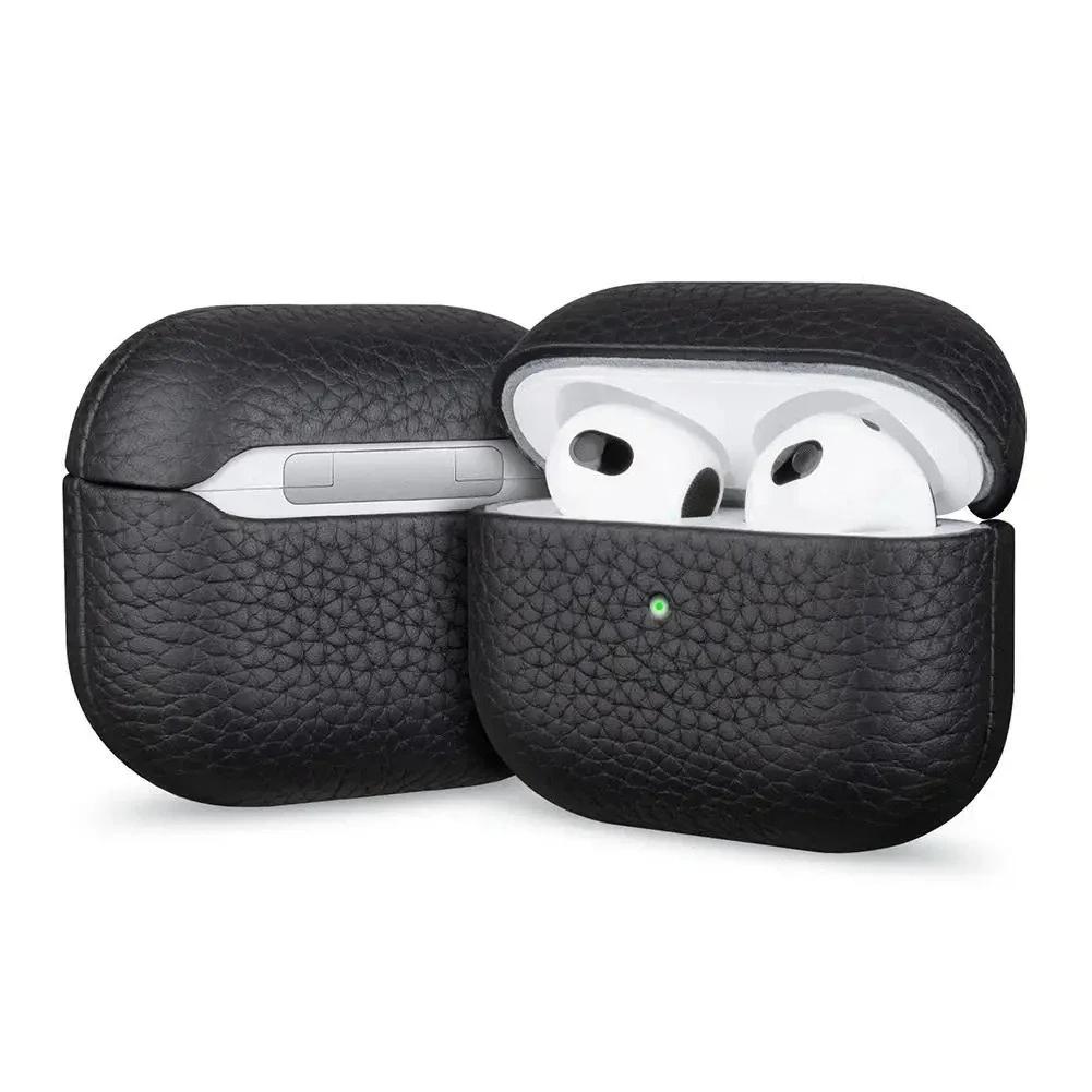 High End Business Bluetooth Earphone Case For Apple AirPods Air 2 3 4 Pro 2 3 Retro Genuine Leather Litchi Texture Protect Cover For Airpods Pro 3 чёрный
High End Business Bluetooth Earphone Case For Apple AirPods Air 2 3 4 Pro 2 3 Retro Genuine Leather Litchi Texture Protect Cover For Airpods Pro 3 чёрный