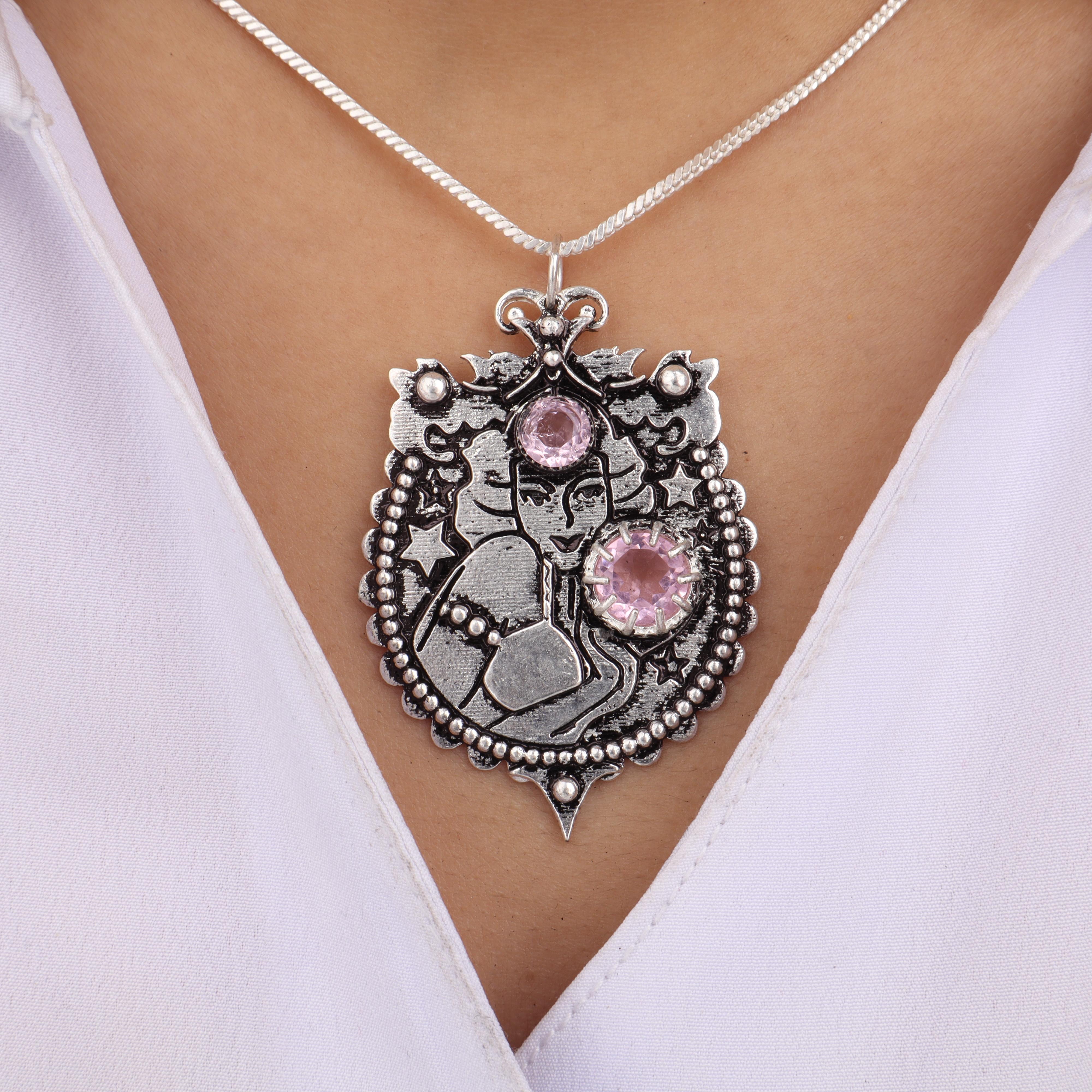 Morganite Gemstone 925 Sterling Silver Two-Stone Pendant 1.9 Designer Jewelry For Anniversary Gift CP-44-8
Morganite Gemstone 925 Sterling Silver Two-Stone Pendant 1.9 Designer Jewelry For Anniversary Gift CP-44-8