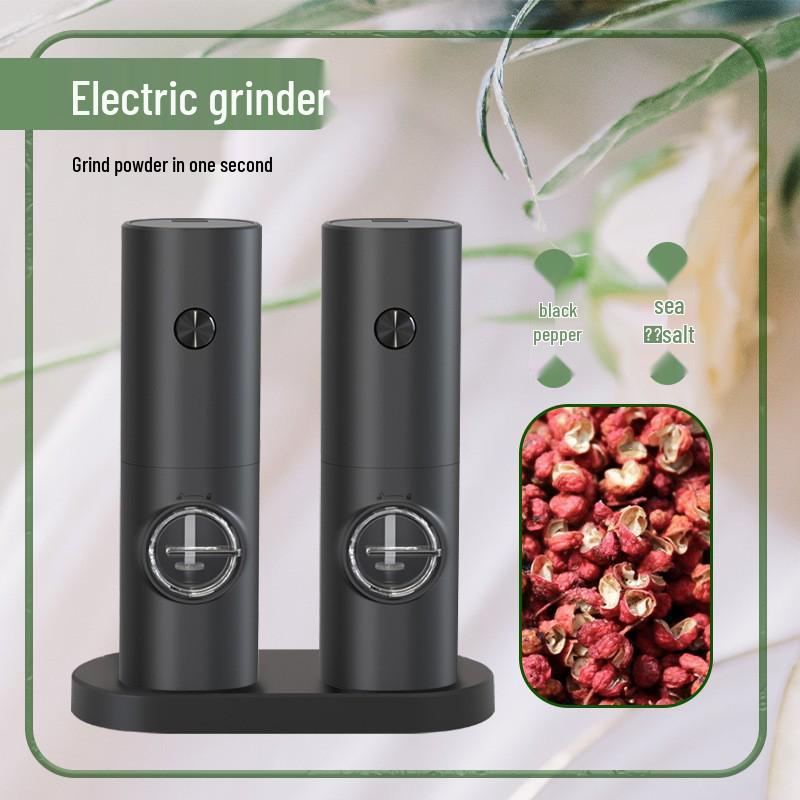 Electric Pepper Grinder - Adjustable Coarseness for Fine Grinding of Peppercorns, Sea Salt, and Spices - Battery Operated Seasoning Bottle 1 Pack Electric Pepper Grinder (Color Box)
Electric Pepper Grinder - Adjustable Coarseness for Fine Grinding of Peppercorns, Sea Salt, and Spices - Battery Operated Seasoning Bottle 1 Pack Electric Pepper Grinder (Color Box)