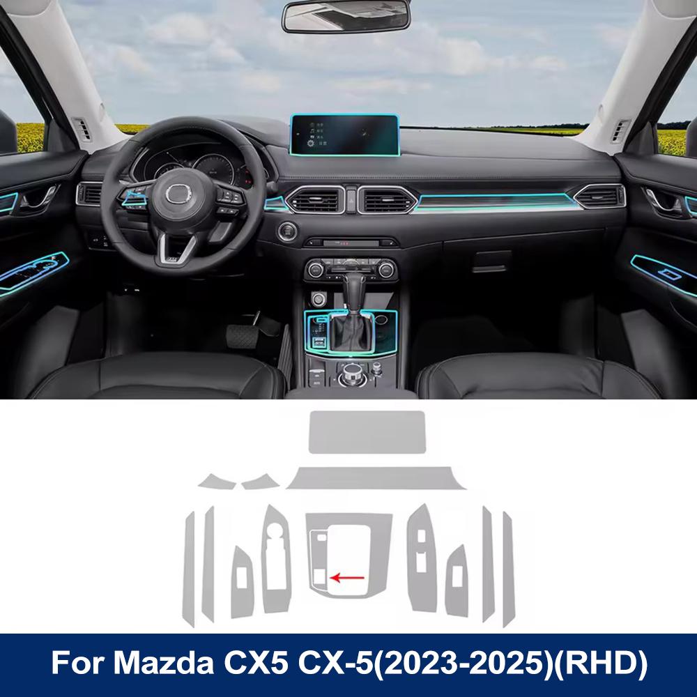 Захисна плівка для салону автомобіля для Mazda CX-5 CX5 2017-2026 Вирізана за розміром плівка TPU проти подряпин Панель приладів Навігація Прозора кришка
Захисна плівка для салону автомобіля для Mazda CX-5 CX5 2017-2026 Вирізана за розміром плівка TPU проти подряпин Панель приладів Навігація Прозора кришка