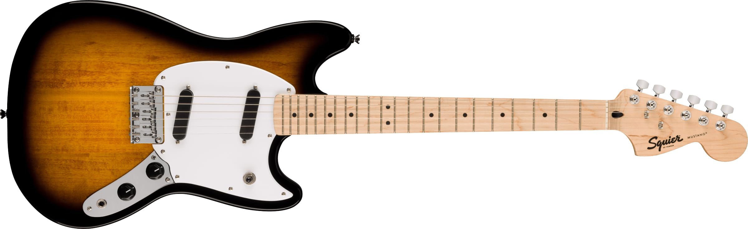 Squier by Fender Squier Электрогитара Squier Клен White Sunburst с мягким чехлом Sonic™ Mustang®, Накладка грифа, Пикгард, 2-цветный
Squier by Fender Squier Электрогитара Squier Клен White Sunburst с мягким чехлом Sonic™ Mustang®, Накладка грифа, Пикгард, 2-цветный