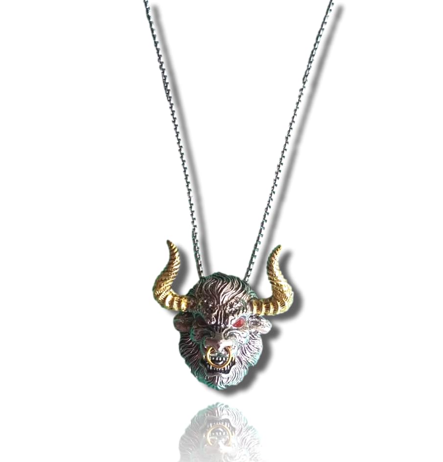 Presence Bullfighting Necklace Cow Chain Silver Large Animal HOPHOP Street Present Accessory Men s Men s
Presence Bullfighting Necklace Cow Chain Silver Large Animal HOPHOP Street Present Accessory Men s Men s