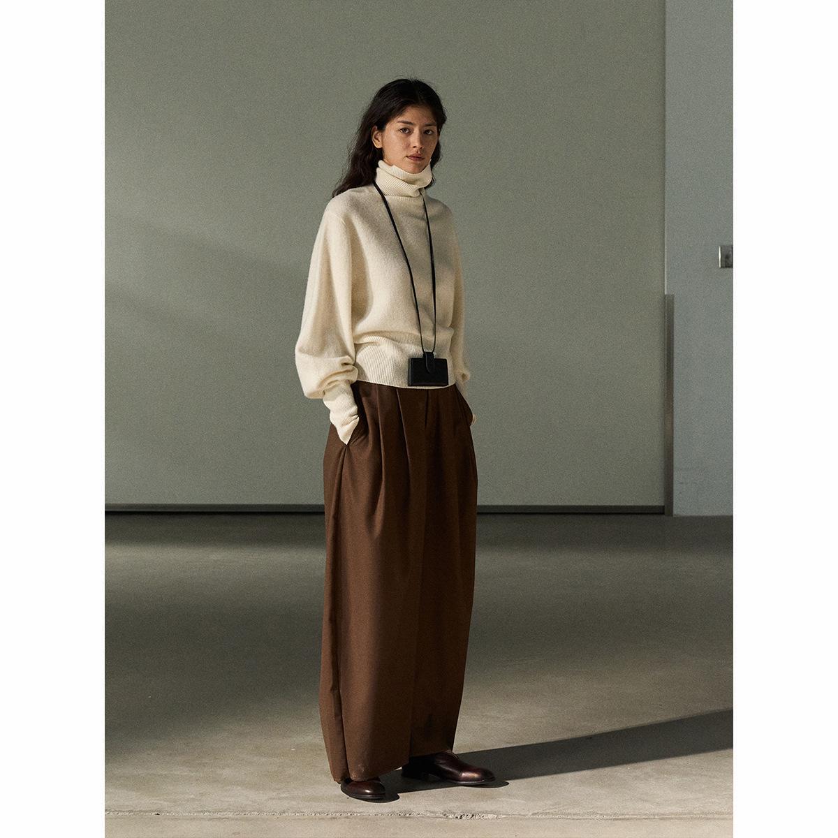 Брюки-кокон плиссе Shi Ji TR: Осенние брюки средней посадки, приталенные, универсальные и повседневные M7618 Large
Брюки-кокон плиссе Shi Ji TR: Осенние брюки средней посадки, приталенные, универсальные и повседневные M7618 Large