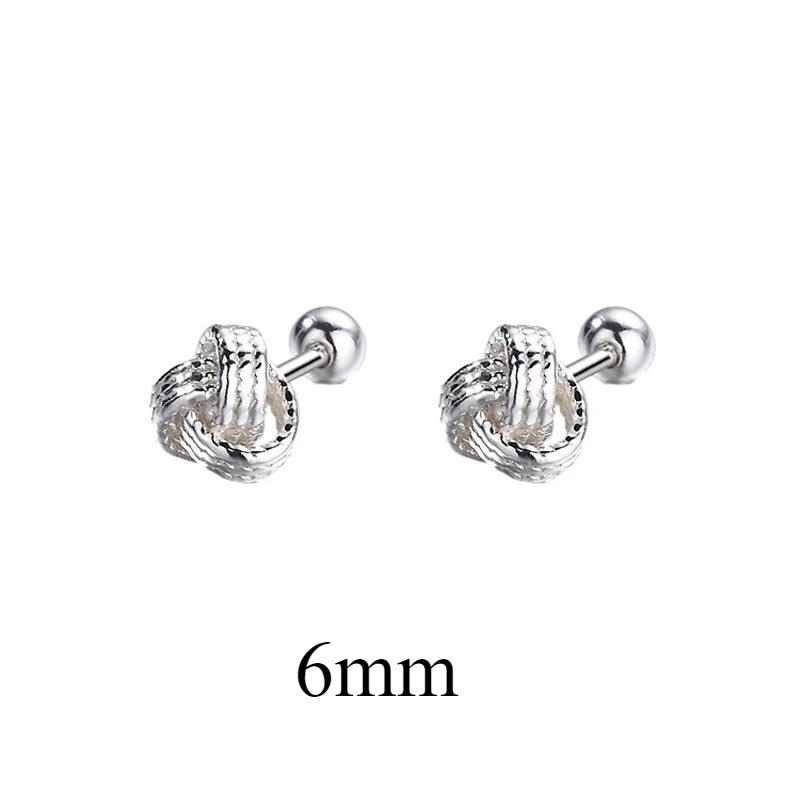 PONYKISS Sterling Silver Twisted Cross Knot Stud Earrings for Women Trendy Fine Piercing Screw Bead Accessories
PONYKISS Sterling Silver Twisted Cross Knot Stud Earrings for Women Trendy Fine Piercing Screw Bead Accessories