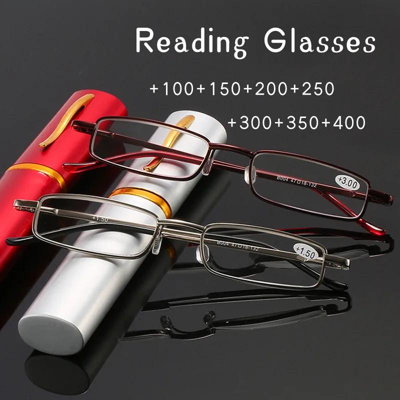 Mini Portable Reading Glasses Vintage Ultralight Women Men Presbyopia Eyewear Pen Tube Case Unisex Retro Farsighted Eyeglasses
Mini Portable Reading Glasses Vintage Ultralight Women Men Presbyopia Eyewear Pen Tube Case Unisex Retro Farsighted Eyeglasses