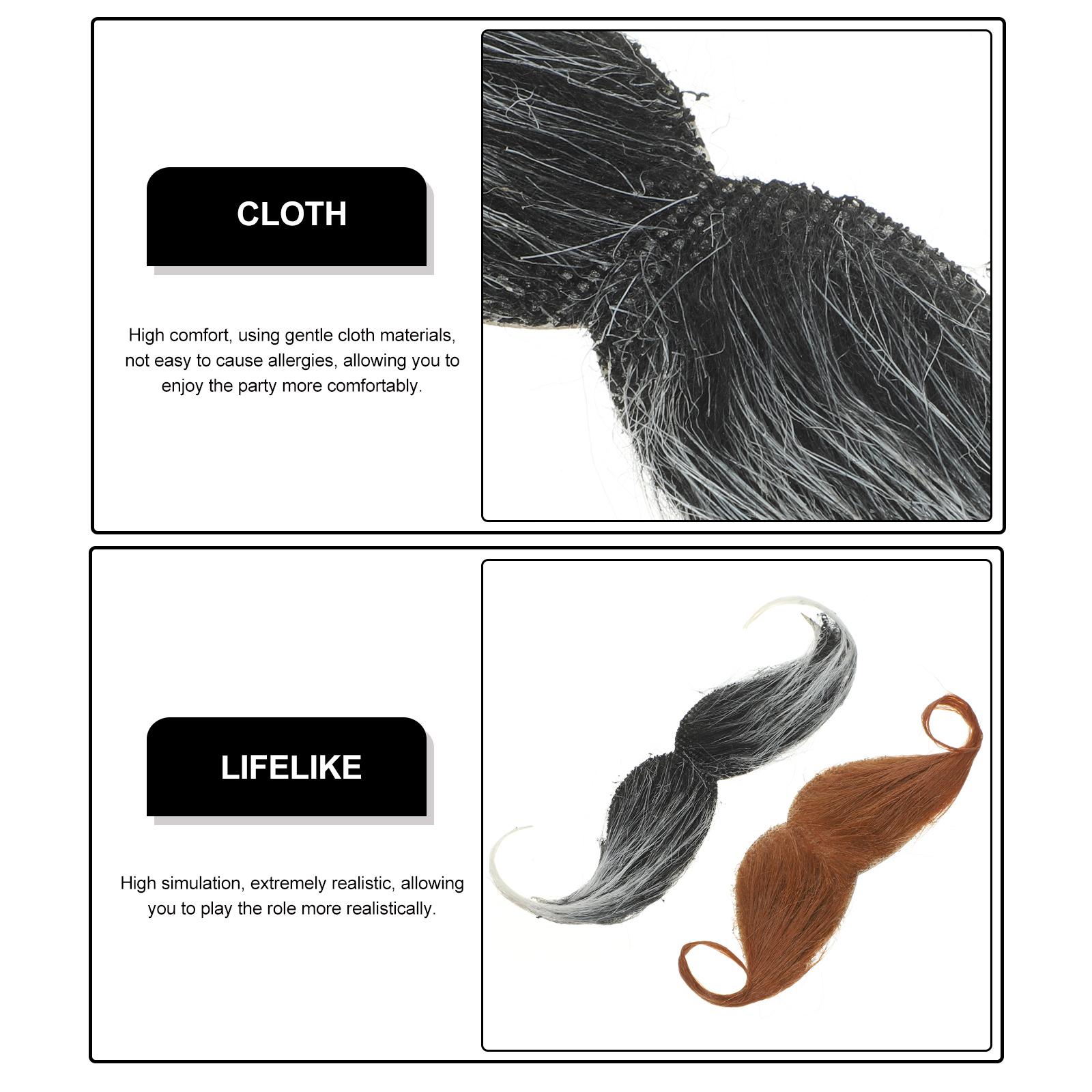 2 Pcs Handlebar Halloween Beard Elder Party Decorations Artificial Cloth Mustache 13X4X0.1CM
2 Pcs Handlebar Halloween Beard Elder Party Decorations Artificial Cloth Mustache 13X4X0.1CM