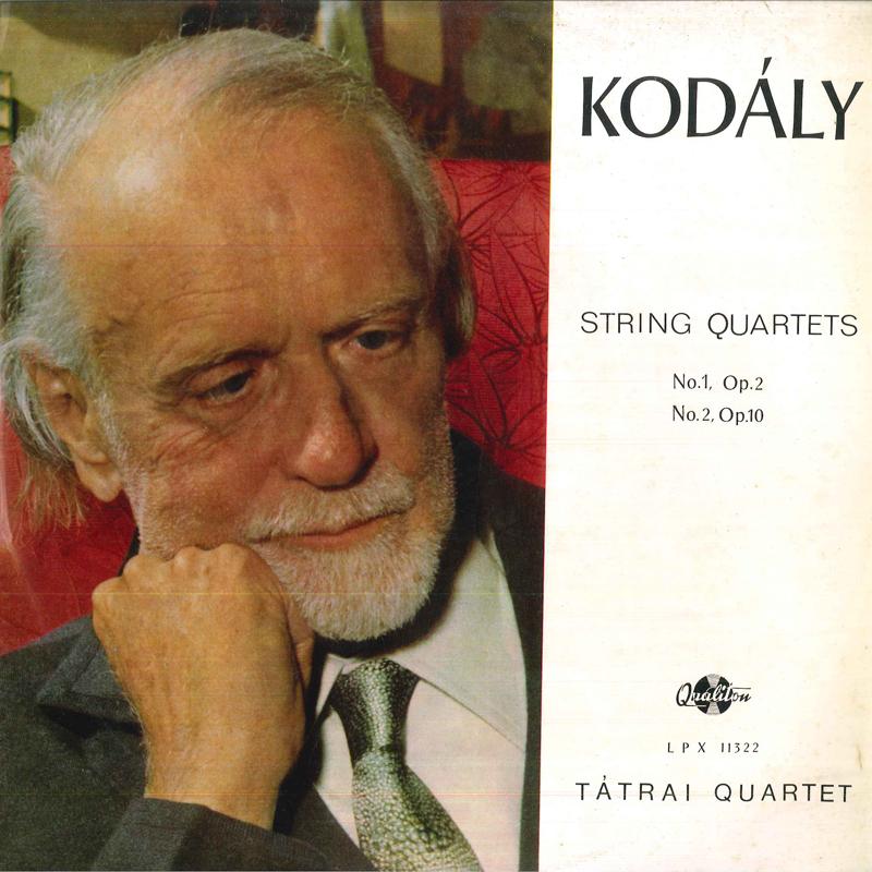 LP Record ZOLTAN KODALY TATRAI QUARTET String Quartets No. 1 No. 2 LPX11322 QUALITON Hungary Classical Used
LP Record ZOLTAN KODALY TATRAI QUARTET String Quartets No. 1 No. 2 LPX11322 QUALITON Hungary Classical Used