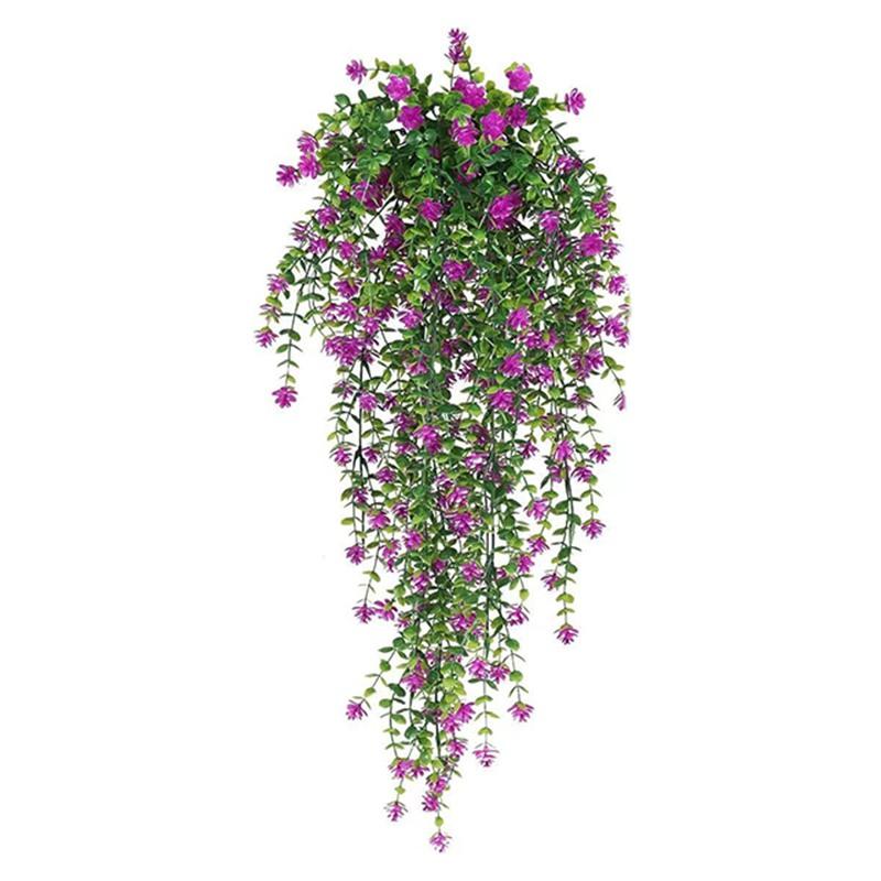 3PCS Artificial Hanging Vine Simulated Wall Hanging Plastic Fake Flower Decorative Plant Basket Vine Lavender Wedding Decor 78cm фиолетовый
3PCS Artificial Hanging Vine Simulated Wall Hanging Plastic Fake Flower Decorative Plant Basket Vine Lavender Wedding Decor 78cm фиолетовый