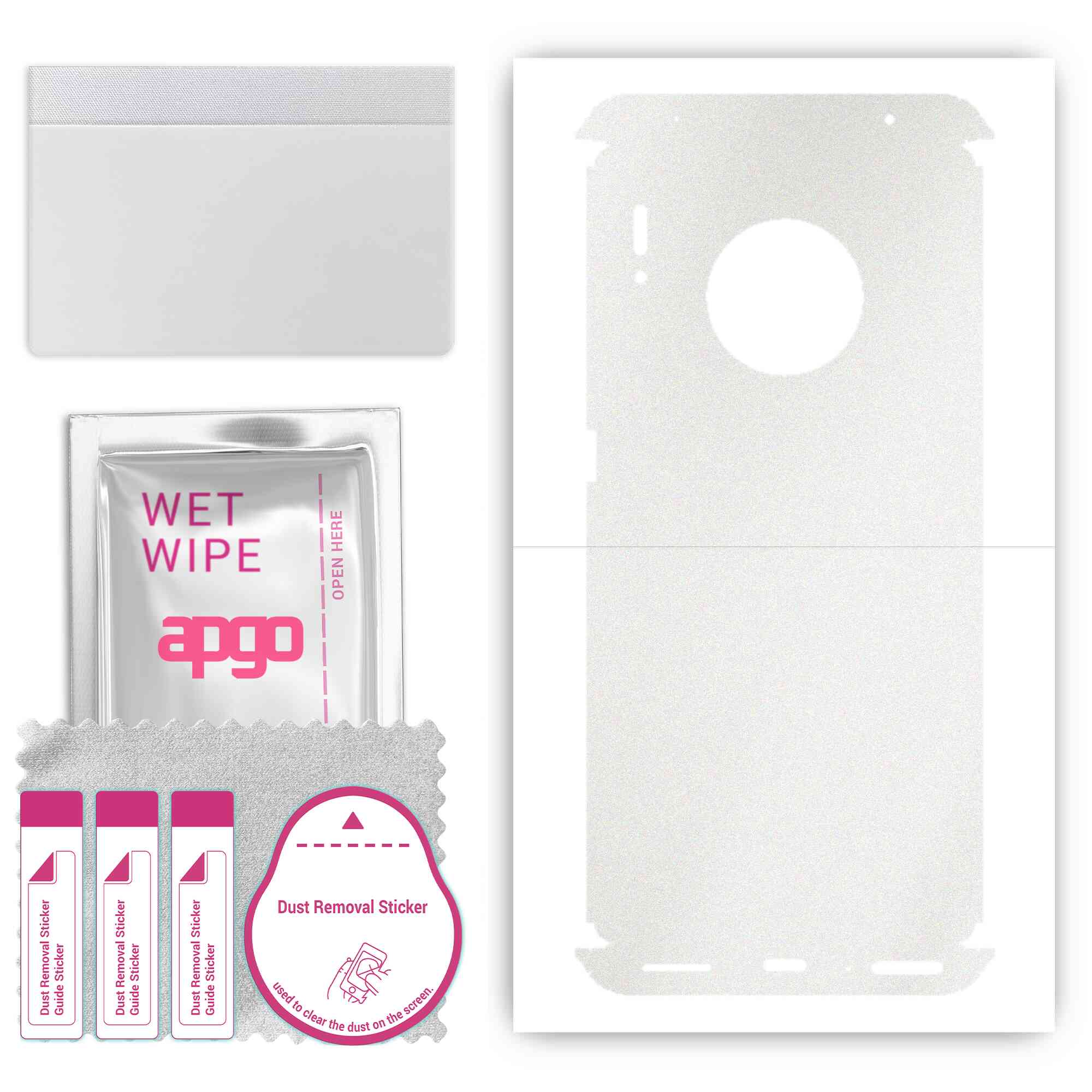 apgo Protective Skin Sticker for the back+sides compatible with Huawei Mate 30 Pro, Full Wrap Film, Foil, Vinyl - Pattern Matte Transparent
apgo Protective Skin Sticker for the back+sides compatible with Huawei Mate 30 Pro, Full Wrap Film, Foil, Vinyl - Pattern Matte Transparent