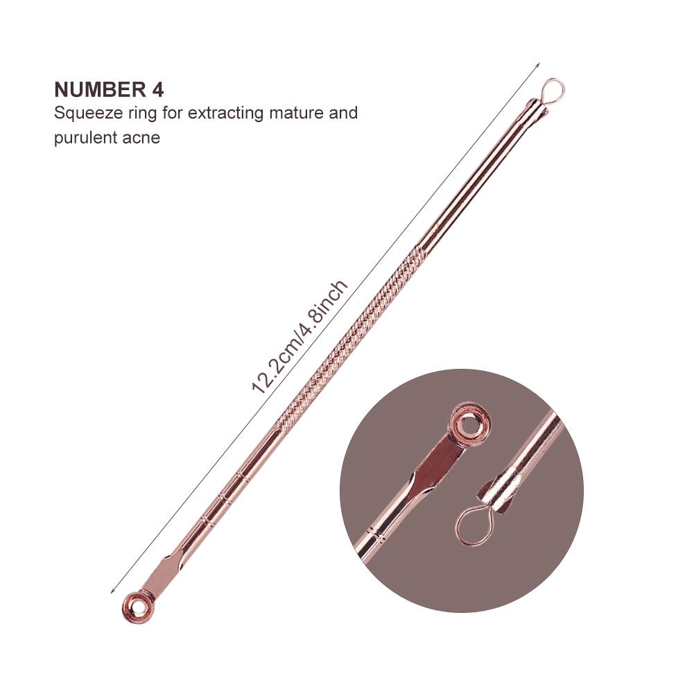 4pcs Blackhead Removal Acne Extractor Blemish Pimple Remover Tool Beauty Needle Kit
4pcs Blackhead Removal Acne Extractor Blemish Pimple Remover Tool Beauty Needle Kit
