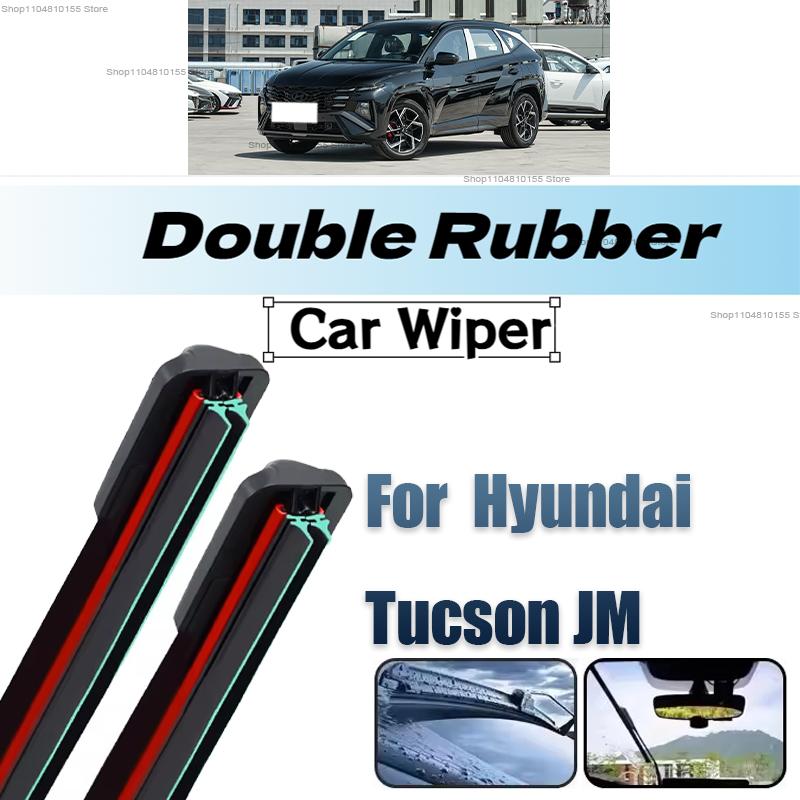 Передние дворники для Hyundai Tucson JM 2004-2009 Резинки для дворников 24 +16 Автомобильные аксессуары для лобового стекла 2005 2006 2007 2008 2 PCS
Передние дворники для Hyundai Tucson JM 2004-2009 Резинки для дворников 24 +16 Автомобильные аксессуары для лобового стекла 2005 2006 2007 2008 2 PCS