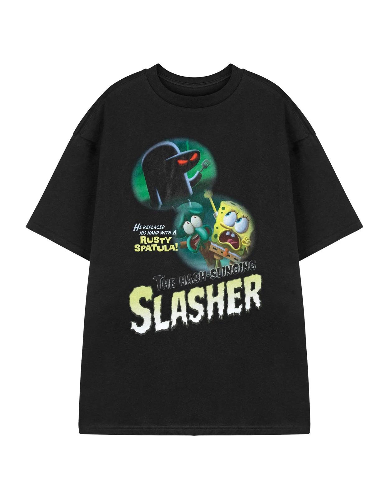 SpongeBob SquarePants Black Hash Slinging Slasher Short Sleeved 100% Cotton T-shirt Mens Tees Top Unisex 2XL
SpongeBob SquarePants Black Hash Slinging Slasher Short Sleeved 100% Cotton T-shirt Mens Tees Top Unisex 2XL