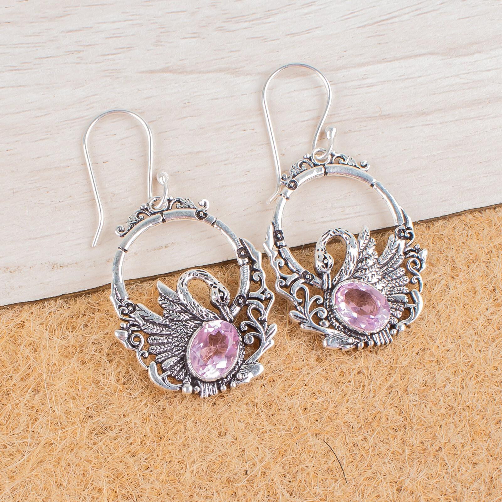 Morganite Gemstone 925 Sterling Silver Jewelry Drop/Dangle Earrings1.64 For Her CE-2-18
Morganite Gemstone 925 Sterling Silver Jewelry Drop/Dangle Earrings1.64 For Her CE-2-18