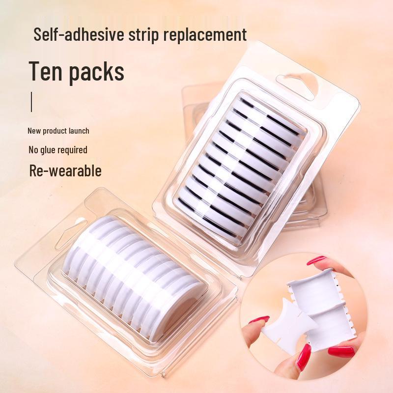 Self-Adhesive Eyelash Glue Strips: Makeup-Free and Long-Lasting for Beginners Standard
Self-Adhesive Eyelash Glue Strips: Makeup-Free and Long-Lasting for Beginners Standard