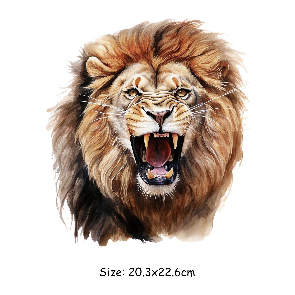 Наклейки с изображением льва, напечатанные на толстовках, Parches Ropa Diy Heat Press, аппликация на футболках, наклейки для одежды, нашивки для одежды
Наклейки с изображением льва, напечатанные на толстовках, Parches Ropa Diy Heat Press, аппликация на футболках, наклейки для одежды, нашивки для одежды