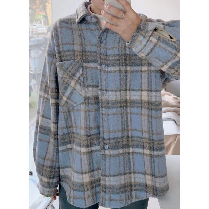 Women s Burgundy Retro Plaid Shirt Jacket - Autumn/Winter Mid-Length, Loose Fit Medium
Women s Burgundy Retro Plaid Shirt Jacket - Autumn/Winter Mid-Length, Loose Fit Medium