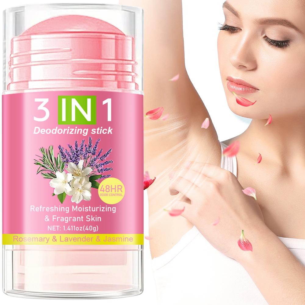 Дезодорирующий стик 3 в 1 - Освежающий, увлажняющий и придающий аромат коже - Подходит для всех типов кожи, 40 мл
Дезодорирующий стик 3 в 1 - Освежающий, увлажняющий и придающий аромат коже - Подходит для всех типов кожи, 40 мл
