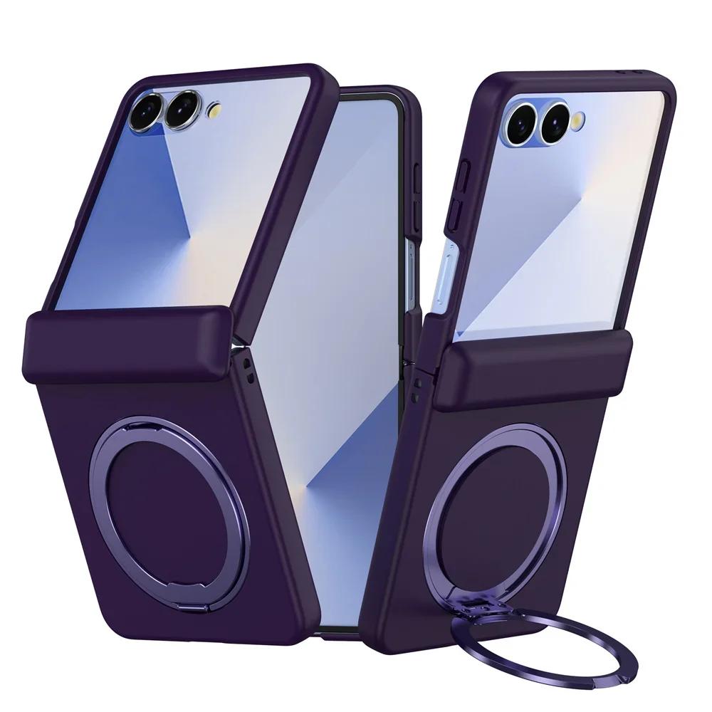 Magnetic Phone Case For Samsung Galaxy Z Flip 7 fe 6 5 4 3 Flip7 Flip6 Flip5 Flip4 5G with Hinge Protection Kickstand Cover Galaxy Z Flip5 темно-фіолетовий колір
Magnetic Phone Case For Samsung Galaxy Z Flip 7 fe 6 5 4 3 Flip7 Flip6 Flip5 Flip4 5G with Hinge Protection Kickstand Cover Galaxy Z Flip5 темно-фіолетовий колір