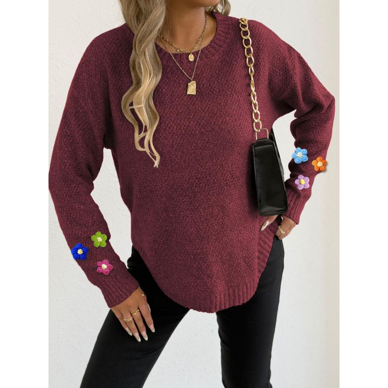 Autumn and Winter Women s Clothing Random Color Hand Crocheted Flower Stitching Long Sleeve Round Neck Pullover Sweater XL червоний
Autumn and Winter Women s Clothing Random Color Hand Crocheted Flower Stitching Long Sleeve Round Neck Pullover Sweater XL червоний