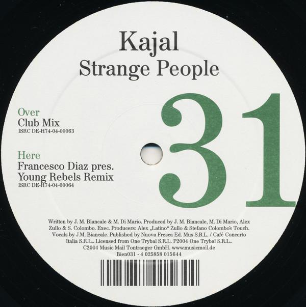 12inch Record KAJAL - Strange People BIEN031 Le Bien Et Le M 2004 Germany Dance & Electronica Used
12inch Record KAJAL - Strange People BIEN031 Le Bien Et Le M 2004 Germany Dance & Electronica Used