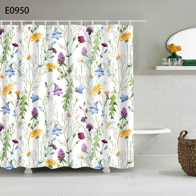 Floral Shower Curtains Cactus Flower Plant Bath Curtain With Hooks Polyester Fabric Curtain For Bathroom Decor W60H190(CM)-1 Pcs
Floral Shower Curtains Cactus Flower Plant Bath Curtain With Hooks Polyester Fabric Curtain For Bathroom Decor W60H190(CM)-1 Pcs