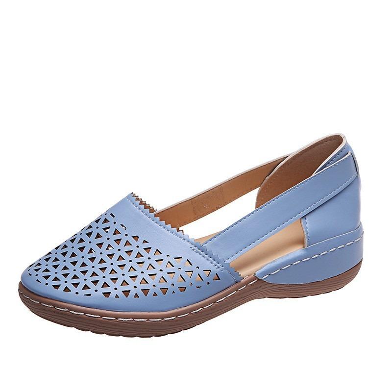 New style women s hollowed-out solid color casual everyday sandals with wedge heel, plus size. 43 небо синє кольору
New style women s hollowed-out solid color casual everyday sandals with wedge heel, plus size. 43 небо синє кольору