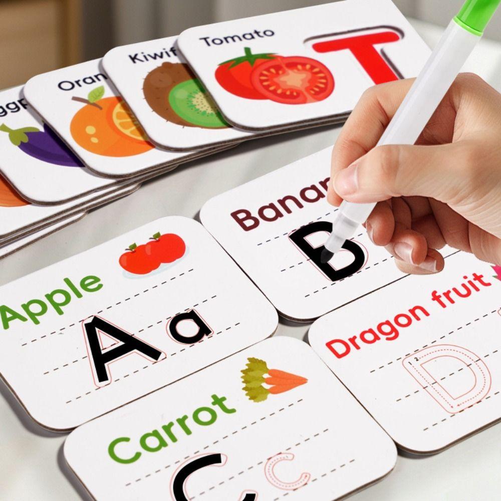 English Exercise Letter Puzzle Toys Educational Cognitive Memory Game Kids Preschool Style B
English Exercise Letter Puzzle Toys Educational Cognitive Memory Game Kids Preschool Style B