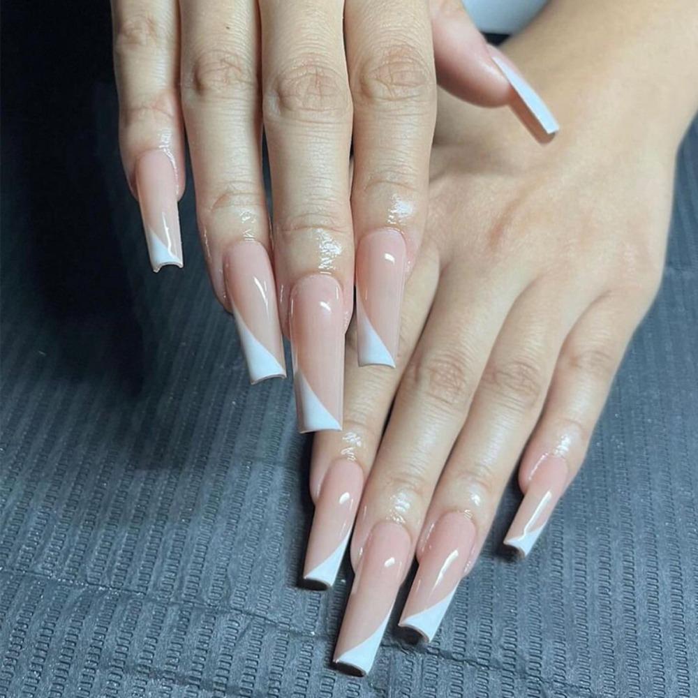 Long Length French Fake Nails Square Head Press on Nails Detachable Ballerina False Nail Girl
Long Length French Fake Nails Square Head Press on Nails Detachable Ballerina False Nail Girl