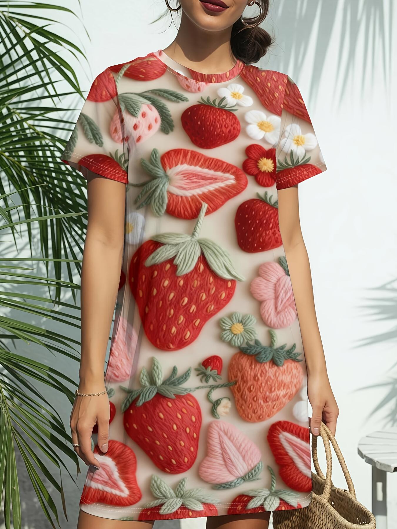 The Red Bloom Burst Women S New Round Neck Short Sleeve Dress T-Shirt Features American Fashion Trends with Digital Prints. Perfect for Casual Spring 5XL дубильная кора
The Red Bloom Burst Women S New Round Neck Short Sleeve Dress T-Shirt Features American Fashion Trends with Digital Prints. Perfect for Casual Spring 5XL дубильная кора