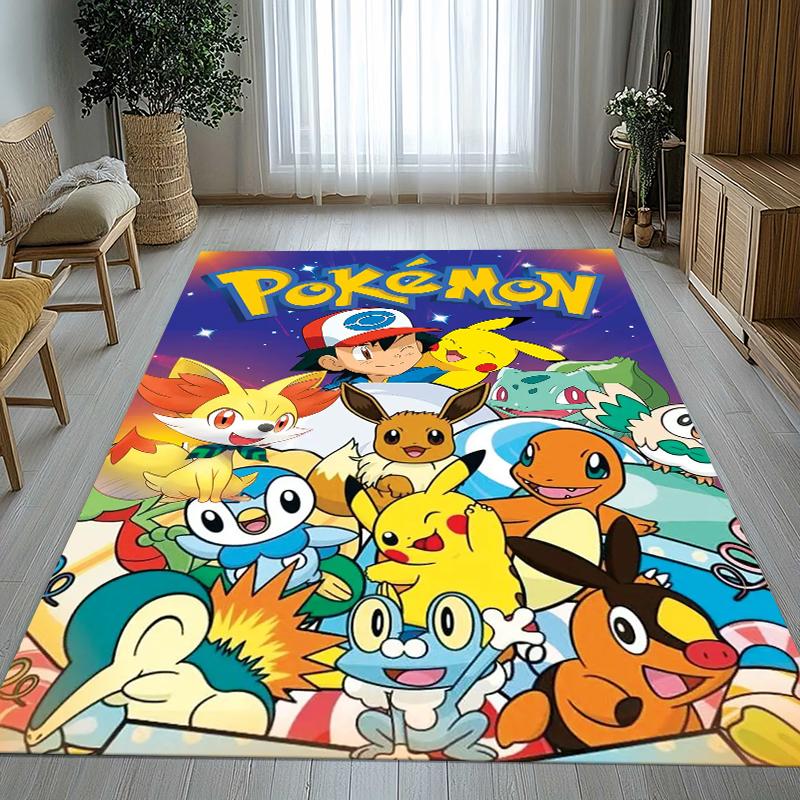 Kawaii Pokemon Pikachu Cartoon Living Room Non-Slip Area Rug Soft Carpet for Bedroom Kids Playroom Sofa,Home Decor Doormat Gift 40x60cm
Kawaii Pokemon Pikachu Cartoon Living Room Non-Slip Area Rug Soft Carpet for Bedroom Kids Playroom Sofa,Home Decor Doormat Gift 40x60cm