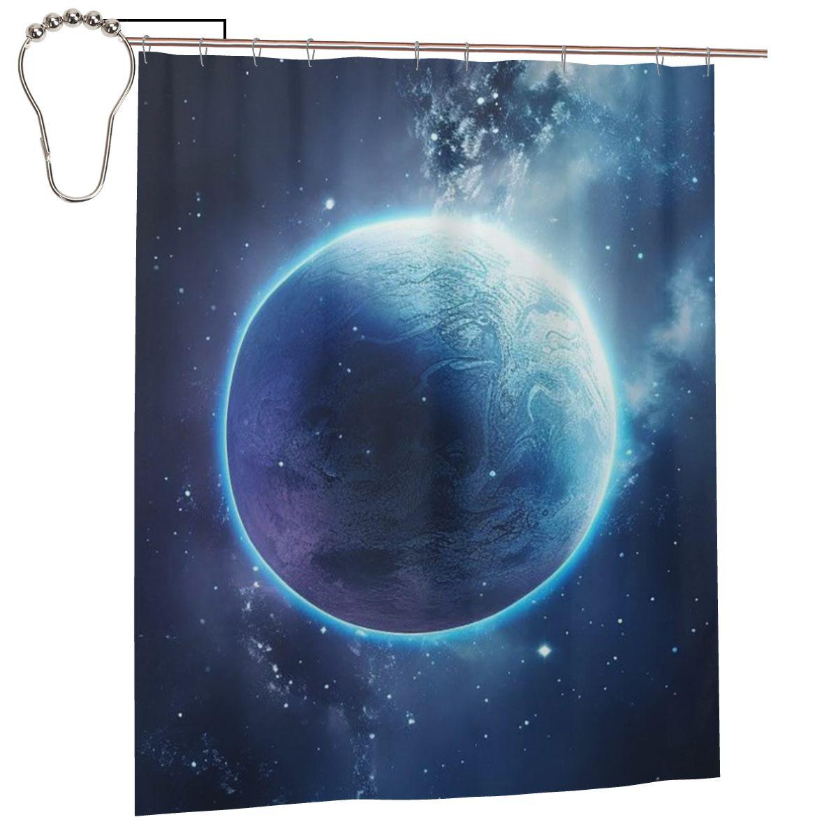 Planet Earth Shower Curtain Bathroom Polyester Waterproof Bath Curtains With Hooks W60H190(CM)-1 Pcs
Planet Earth Shower Curtain Bathroom Polyester Waterproof Bath Curtains With Hooks W60H190(CM)-1 Pcs