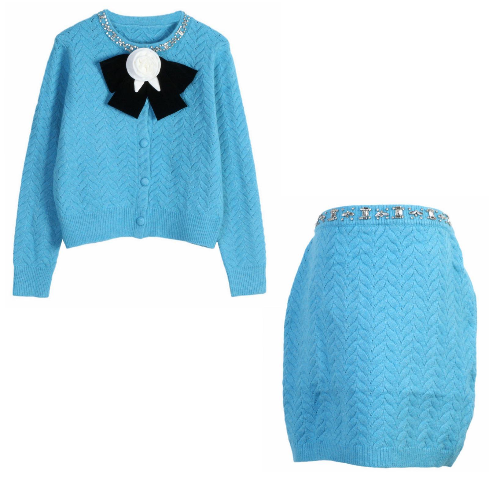 2024 Autumn/Winter Fan Bingbing Style Bowknot Set: Sweet Short Skirt & Round Neck Top for Women L
2024 Autumn/Winter Fan Bingbing Style Bowknot Set: Sweet Short Skirt & Round Neck Top for Women L