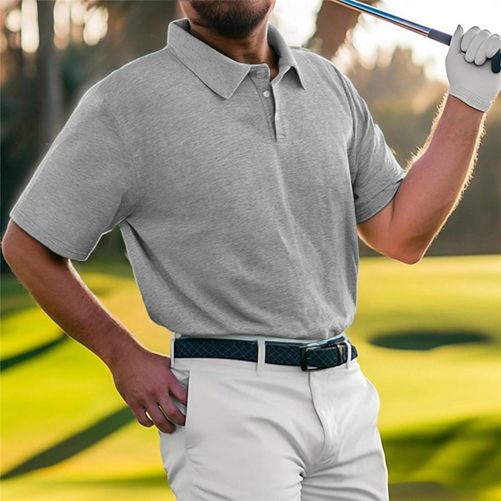 Мужские рубашки для гольфа, однотонные, с лацканами, короткие рукава M
Мужские рубашки для гольфа, однотонные, с лацканами, короткие рукава M