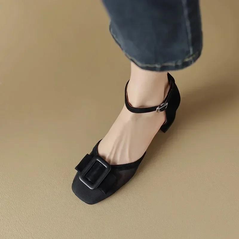 Fashion 2024 Spring Summer Mesh Hollow High Heels Brand Bowknot Square Buckle Sandals Ins Women Shoes Party Prom Thick Heel Pumps Slides 39 чёрный
Fashion 2024 Spring Summer Mesh Hollow High Heels Brand Bowknot Square Buckle Sandals Ins Women Shoes Party Prom Thick Heel Pumps Slides 39 чёрный