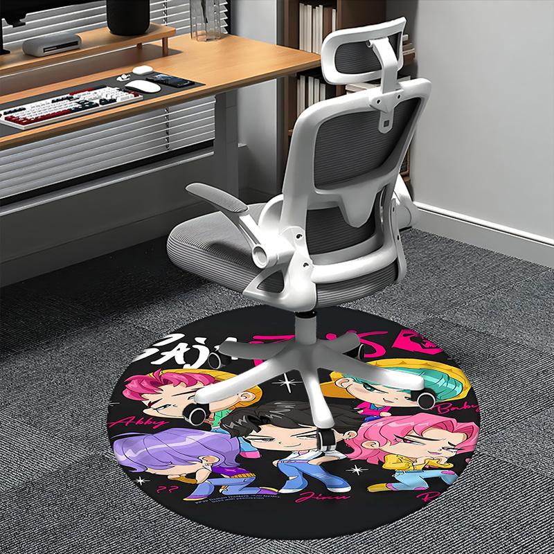Baja Boys Characters,Kpop Demon Hunters Chair mat Round Rug Office carpet, Non slip, Suitable for Living Rooms, Bedrooms Decor.1205482a 80cm by 80cm
Baja Boys Characters,Kpop Demon Hunters Chair mat Round Rug Office carpet, Non slip, Suitable for Living Rooms, Bedrooms Decor.1205482a 80cm by 80cm