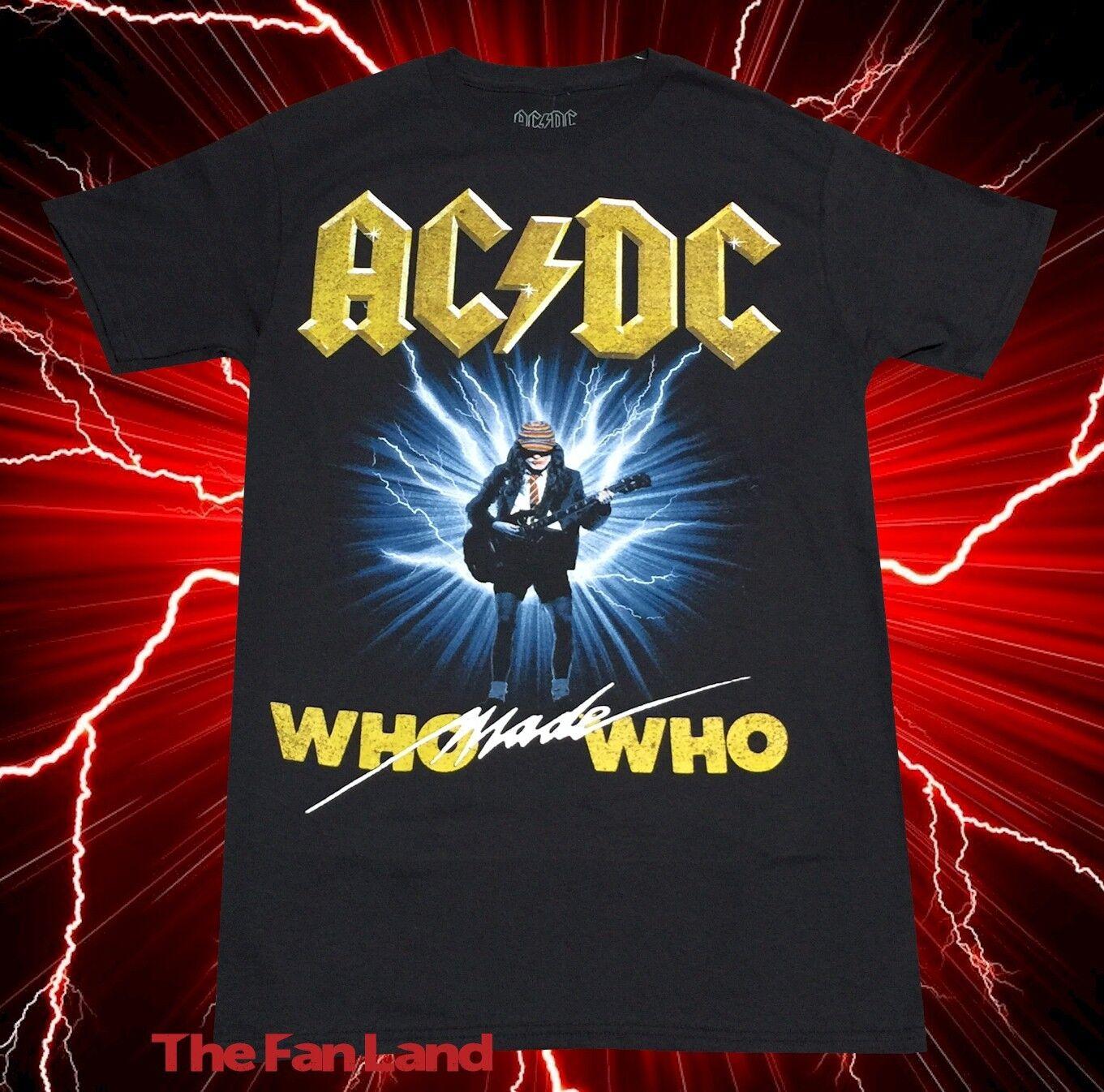 Новый Ac Dc Who Made Who 1986 Максимальный овердрайв Черный Шик Лето Tee O Шея Мужчины Одежда Повседневный Плюс Размер Тройники
Новый Ac Dc Who Made Who 1986 Максимальный овердрайв Черный Шик Лето Tee O Шея Мужчины Одежда Повседневный Плюс Размер Тройники