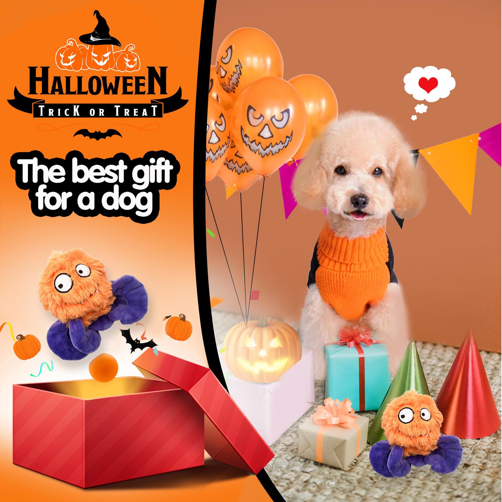 New cute realistic dog plush spider toy to accompany big, small and medium-sized dogs S
New cute realistic dog plush spider toy to accompany big, small and medium-sized dogs S