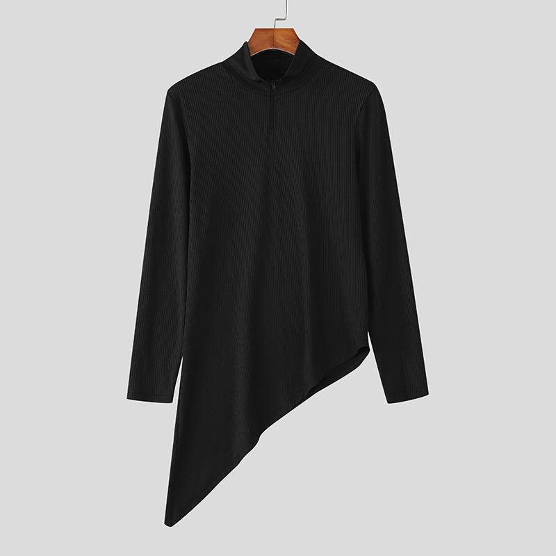 INCERUN Осенние мужские топы с высоким воротом, пэчворк, длинным рукавом, нерегулярные, в рубчик, майки M
INCERUN Осенние мужские топы с высоким воротом, пэчворк, длинным рукавом, нерегулярные, в рубчик, майки M