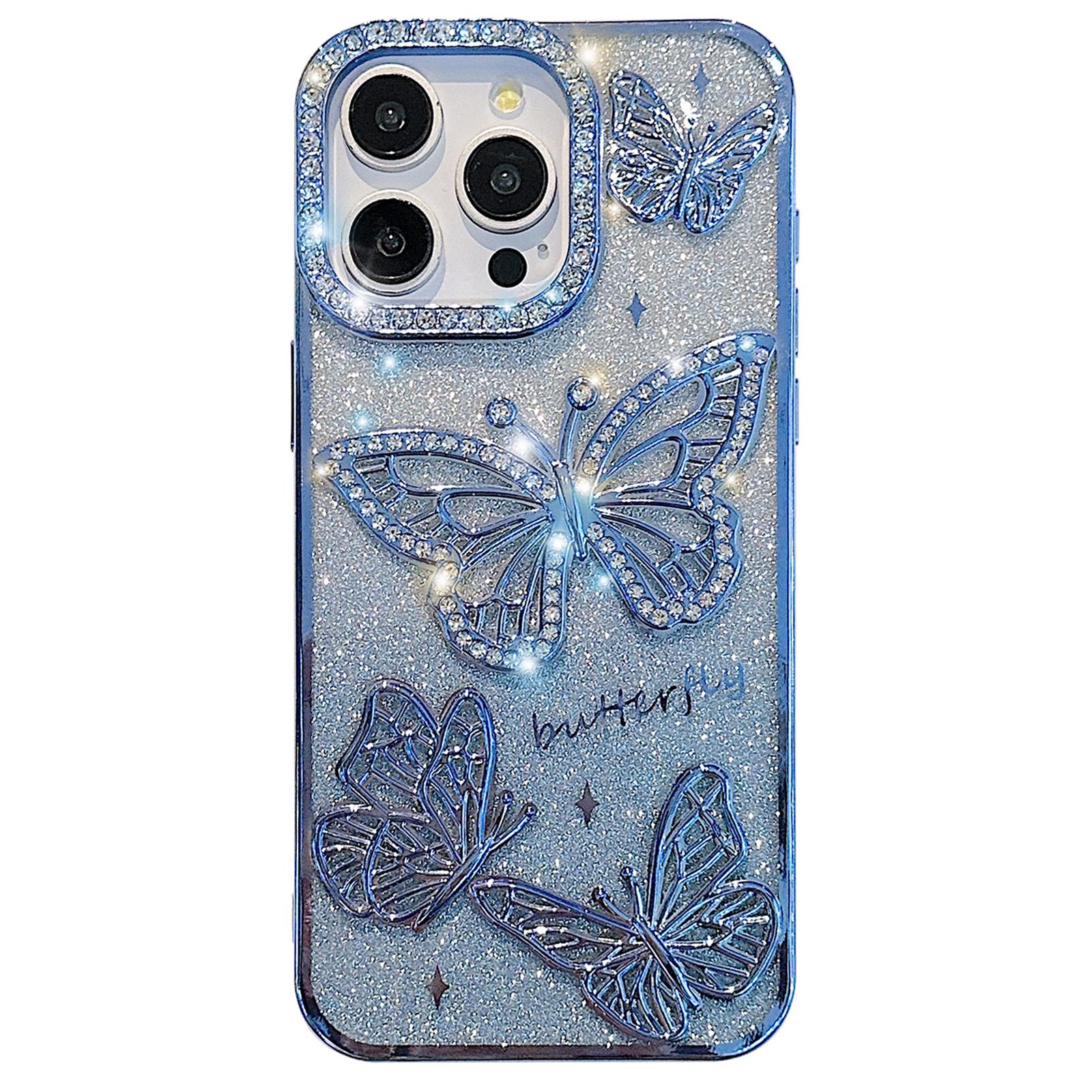 For iPhone 16 Pro Case Rhinestones Decor 3D Butterfly TPU Phone Cover with Glitter Paper Pink
For iPhone 16 Pro Case Rhinestones Decor 3D Butterfly TPU Phone Cover with Glitter Paper Pink