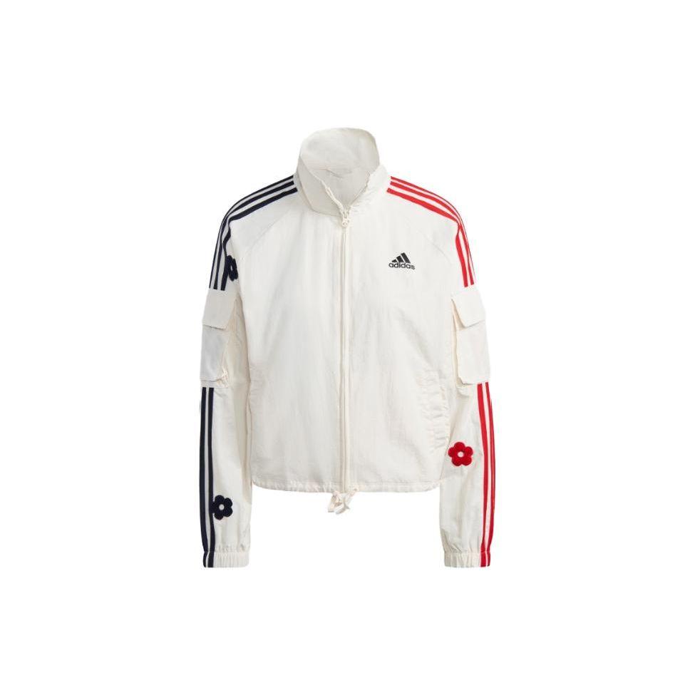 Adidas Женская куртка с вышитым логотипом в полоску и цветными блоками, воротником-стойкой, розового и белого цвета HY8593 L
Adidas Женская куртка с вышитым логотипом в полоску и цветными блоками, воротником-стойкой, розового и белого цвета HY8593 L