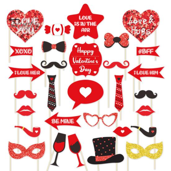 30 шт./компл., реквизит для фотобудки на день Святого Валентина, сделай сам, усы, губы, очки, бумажный реквизит для фотосессии, свадебный душ, вечеринка, свадебная съемка Sets
30 шт./компл., реквизит для фотобудки на день Святого Валентина, сделай сам, усы, губы, очки, бумажный реквизит для фотосессии, свадебный душ, вечеринка, свадебная съемка Sets
