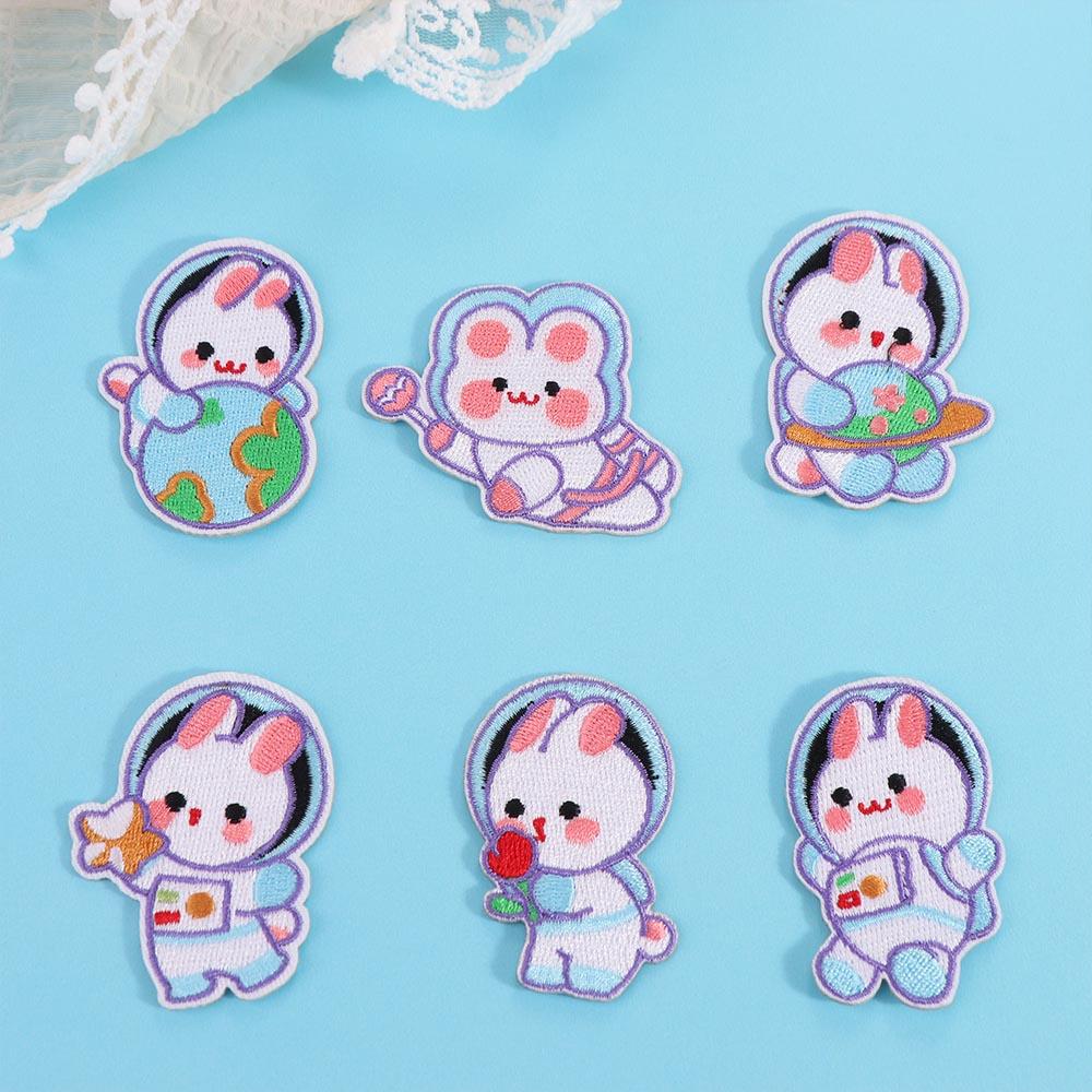 6PCS Self-adhesive Clothing Patch Cartoon Clothes Appliques Apparel Bunny Embroidered Patch Sewing 6pcs
6PCS Self-adhesive Clothing Patch Cartoon Clothes Appliques Apparel Bunny Embroidered Patch Sewing 6pcs