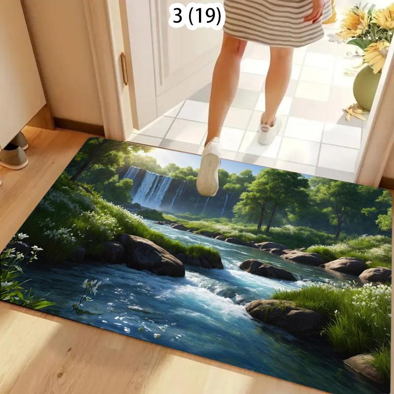 Deep Forest Blue Waterfall Rug Carpet Mat Non-Slip for Entryway Bathroom Kitchen Mystic Home Decor Door Flormat 40cm x 60cm
Deep Forest Blue Waterfall Rug Carpet Mat Non-Slip for Entryway Bathroom Kitchen Mystic Home Decor Door Flormat 40cm x 60cm