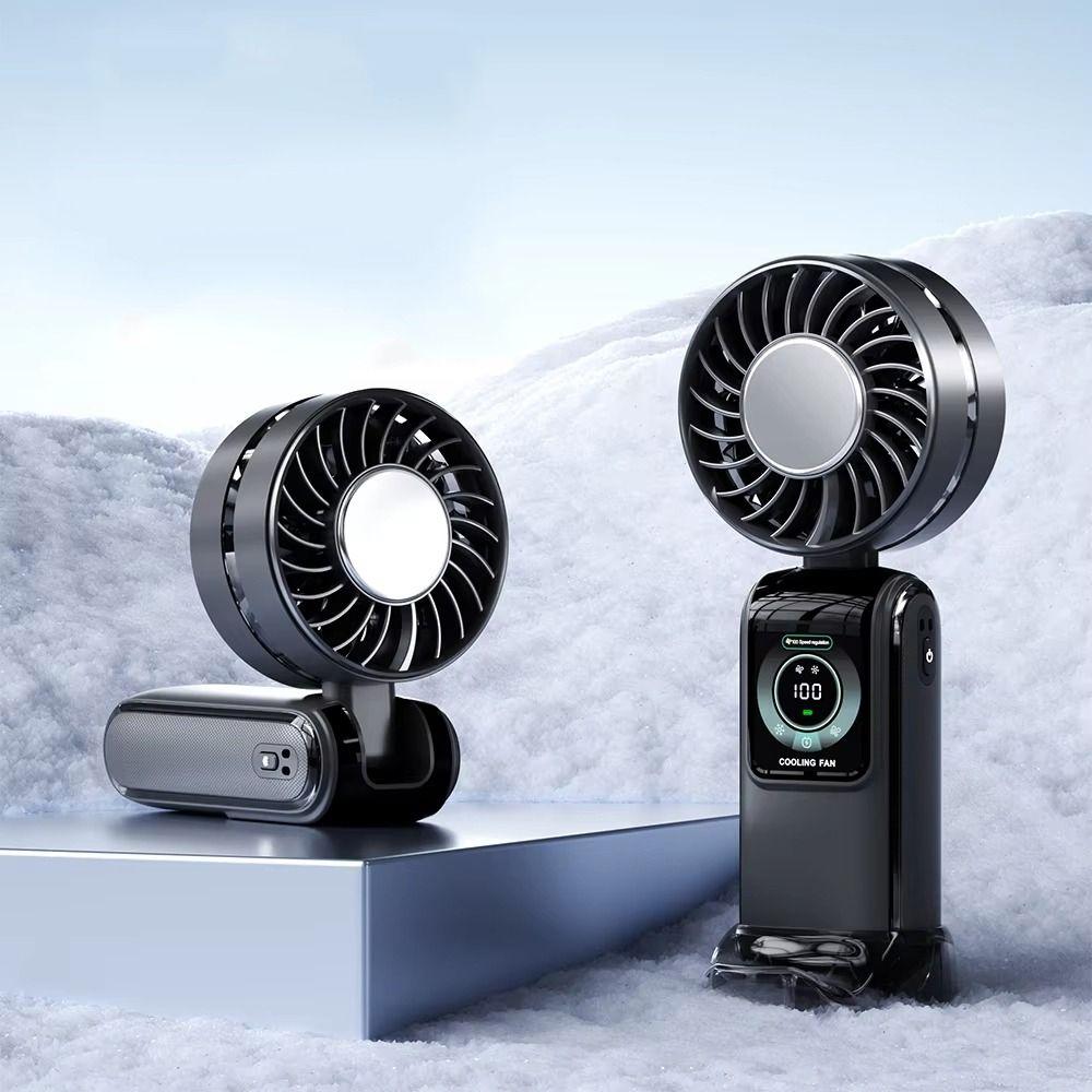 Digital Display Handheld Folding Fan Ice Compress Mini Cooling Fans Air Conditioner Fan Outdoor фіолетовий
Digital Display Handheld Folding Fan Ice Compress Mini Cooling Fans Air Conditioner Fan Outdoor фіолетовий